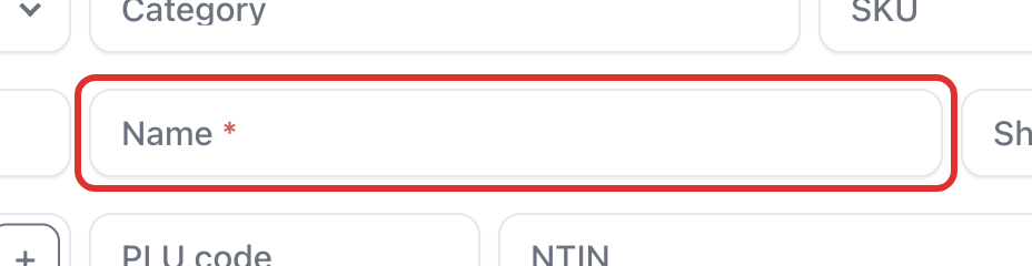 The “Name” field