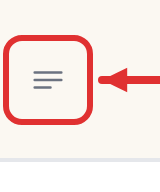 The menu button: three lines in the top left